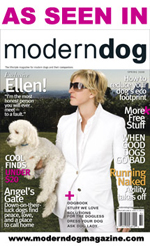 Modern Dog magazine with Ellen DeGeneres and her dog