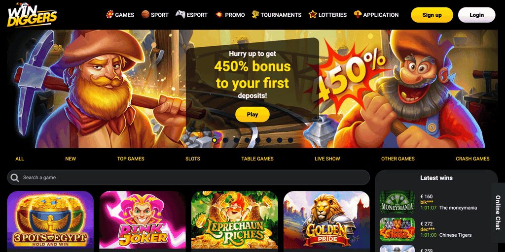 Discover a Globe of Exhilaration: Win Diggers Gambling Enterprise Games
