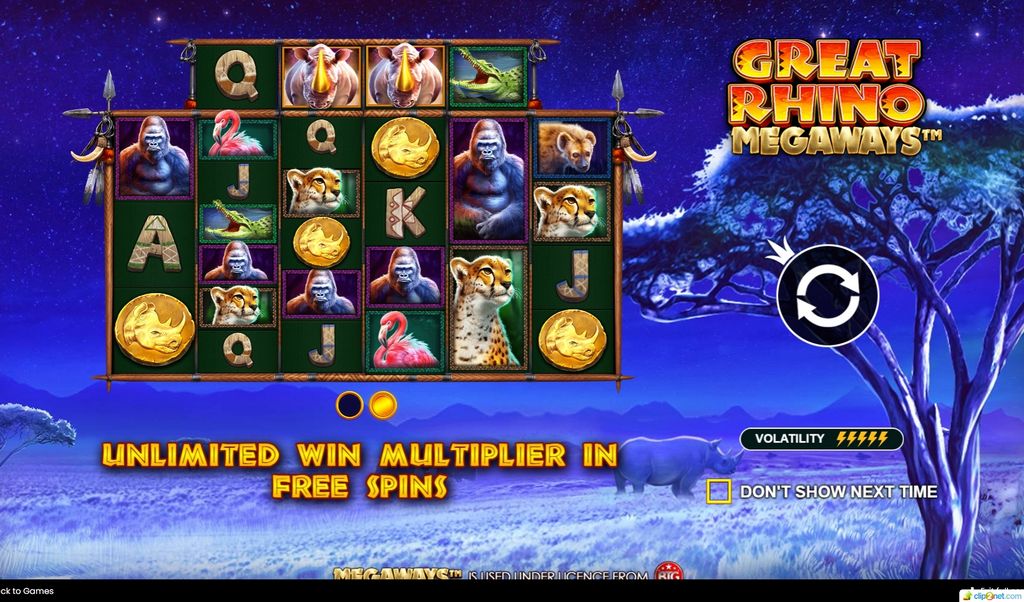 Great Rhino Megaways Trial - Play Free Port Video Game