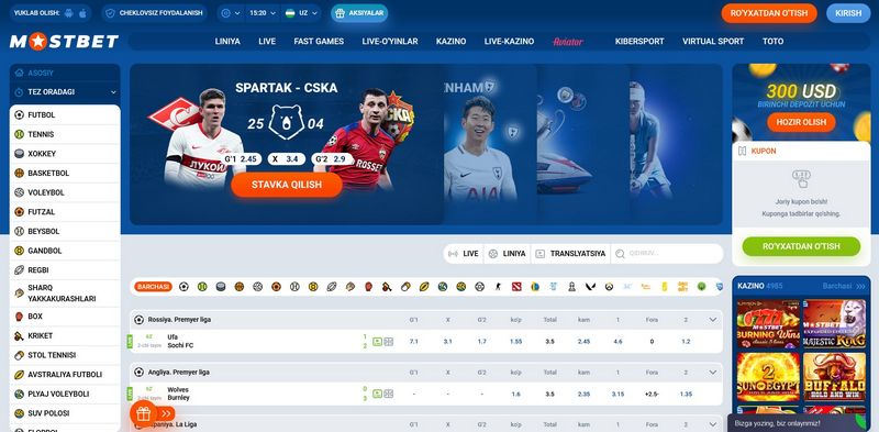 Strona internetowa Mostbet Polska Online - Bonus 1400 ZL
